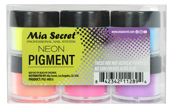 Mia Secret - Nail Pigment Colors 6pc