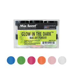 Mia Secret Glow in the Dark Nail Art Powder Collection (PL400-D-MIX-6)