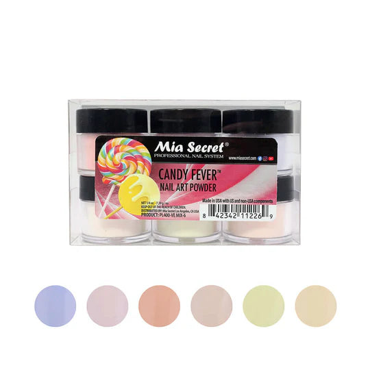 Mia Secret - Candy Fever Nail Art Powder Collection (6PC)