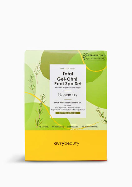 AVRYBEAUTY Total Gel-Ohh! Pedi Spa Set - Rosemary