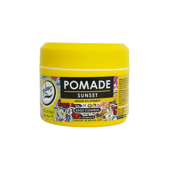 Rolda - Sunset Hair Pomade | Water Based Formula, Medium Hold, Medium Shine, Washes Out Easily, All Day Hold, Flake-free