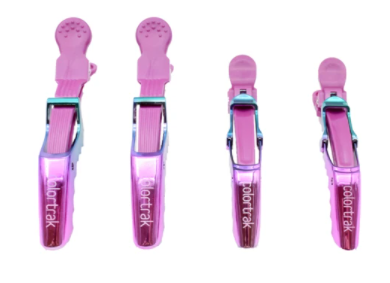 Colortrak - 4PK AURORA CROC CLIPS