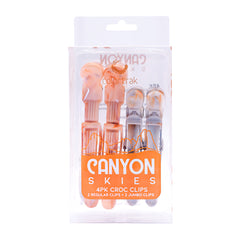 Colortrak - Croc Clips, 4 Pack (Canyon Skies Collection)