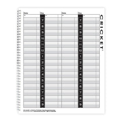 Cricket 4 Column Appointment Scheduler