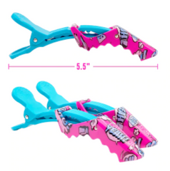 Colortrak - 4PK POP KISS CROC CLIPS