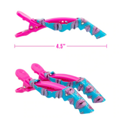 Colortrak - 4PK POP KISS CROC CLIPS