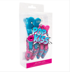 Colortrak - 4PK POP KISS CROC CLIPS