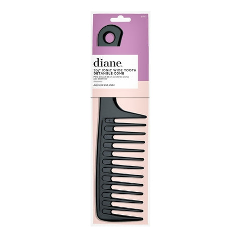 DIANE - 9 3/4 Ionic Wide Tooth Detangle Comb #D7113
