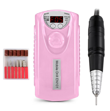 Electric Portable Nail Drill Pink EN-101