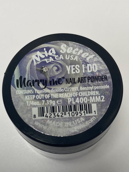 Mia Secret Yes I Do Marry Me Nail Art Powder (PL400-MM2)