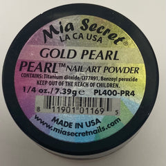 Mia Secret Gold Pearl Pearl Nail Art Powder (PL400-PR4)