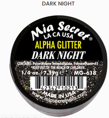 Mia Secret Alpha Glitter Dark Night (MG-618)
