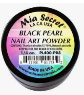 Mia Secret Black Pearl Pearl Nail Art Powder (PL400-PR8)