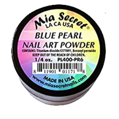 Mia Secret Blue Pearl Pearl Nail Art Powder (PL400-PR6)