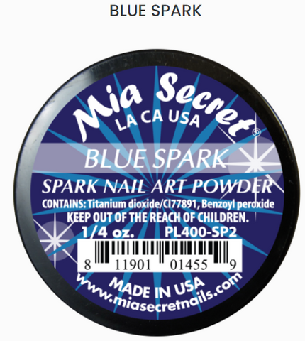 Mia Secret Blue Spark Nail Art Powder (PL400-SP2)