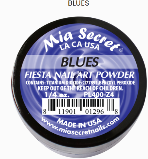 Mia Secret Blues Fiesta Nail Art Powder (PL400-Z4)