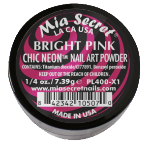 Mia Secret Bright Pink Chic Neon At Powder (PL400-X1)