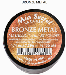 Mia Secret Bronze Metal Metallic Nail Art Powder (PL400-M6)