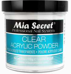 Mia Secret Clear Acrylic Powder 4oz (PL440-C)