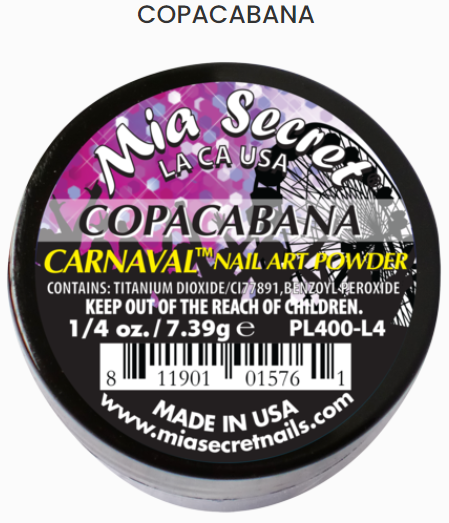 Mia Secret Copa Cabana Carnaval Nail Art Powder (PL400-L4)