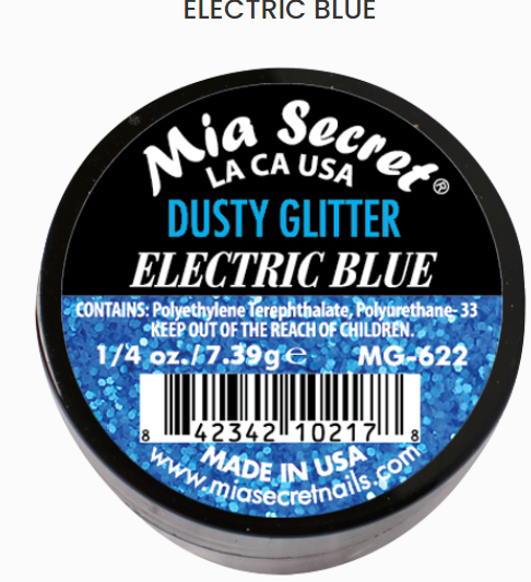 Mia Secret Dusty Glitter Electronic Blue (MG-622)