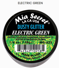 Mia Secret Dusty Glitter Electric Green (MG-623)