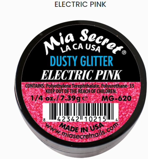 Mia Secret Dusty Glitter Electric Pink (MG-620)