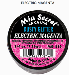 Mia Secret Dusty Glitter Electric Magenta (MG-619)