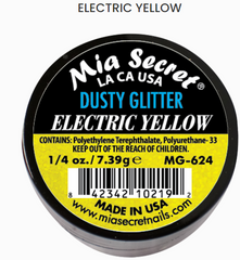 Mia Secret Dusty Glitter Electric Yellow (MG-624)