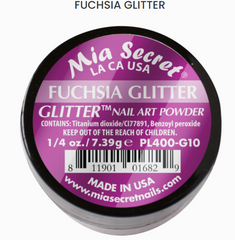 Mia Secret Fuchsia Glitter Nail Powder (PL400-G10)