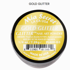 Mia Secret Gold Glitter Nail Art Powder (PL400-G3)