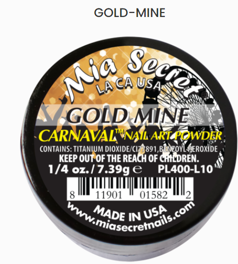 Mia Secret Gold Mine Carnaval Nail Art Powder (PL400-L10)