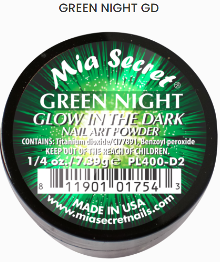 Mia Secret Green Night Glow in The Dark (PL400-D2)