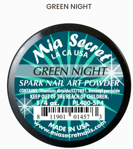 Mia Secret Green Night Nail Art Powder (PL400-SP4)