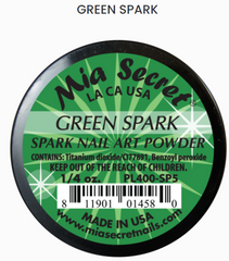 Mia Secret Green Spark Nail Art Powder (PL400-SP5)