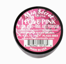 Mia Secret I love Pink I love Pink Nail Art Powder (PL400-RM4)