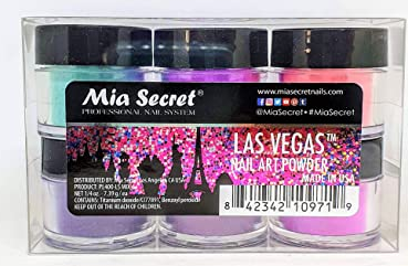 Mia Secret Las Vegas Nail Art Powder Collection (PL400-LS-MIX-6)