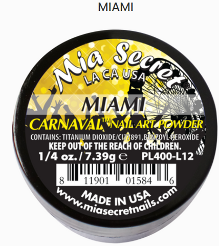 Mia Secret Miami Carnaval Nail Art Powder (PL400-L12)
