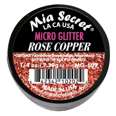 Mia Secret Micro Glitter Rose Copper (MG-607)