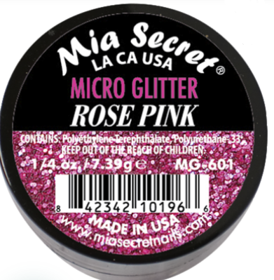 Mia Secret Micro Glitter Rose Pink (MG-601)