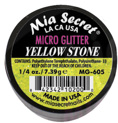Mia Secret Micro Glitter Yellow Stone (MG-605)