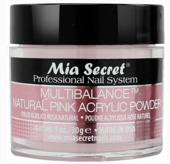 Mia Secret Multibalance Natural Pink Acrylic Powder 1oz (PL-420NB)