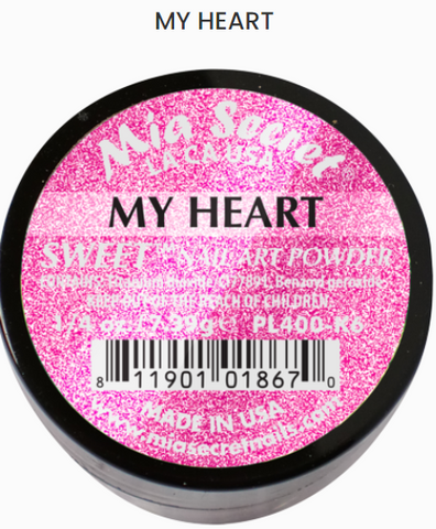Mia Secret My Heart Sweet Nail Art Powder (PL400-K6)