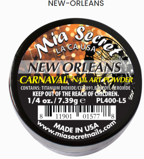 Mia Secret New Orleans Carnaval Nail Art Powder (PL400-L5)