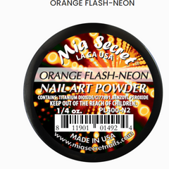 Mia Secret Orange Flash-Neon Nail Art Powder (PL400-N2)