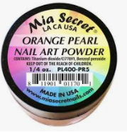 Mia Secret Orange Pearl Pearl Nail Art Powder (PL400-PR5)
