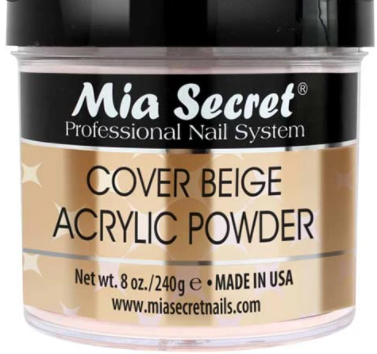 Mia Secret Cover Beige Acrylic Powder 8oz (PL-450CB)