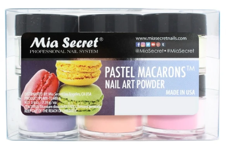 Mia Secret Pastel Macarons Nail Art Collection (PL400-TE-MIX-6)