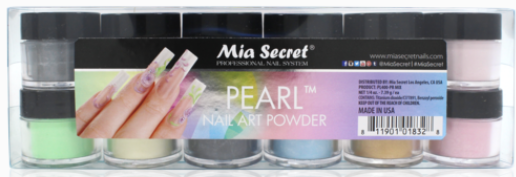 Mia Secret Pearl Nail Art Powder Collection (PL400-PR-MIX)