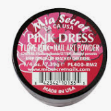 Mia Secret Pink Dress I love Pink Nail Art Powder (PL400-RM2)